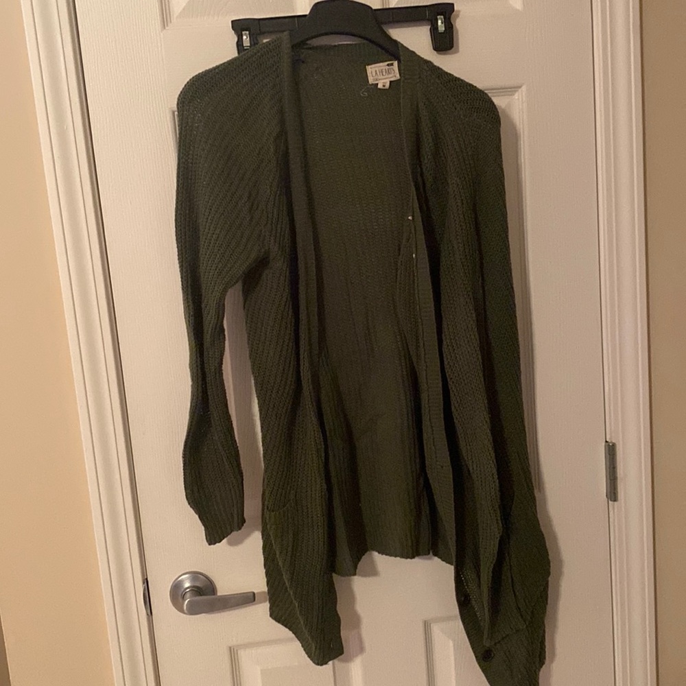 Green Cardigan